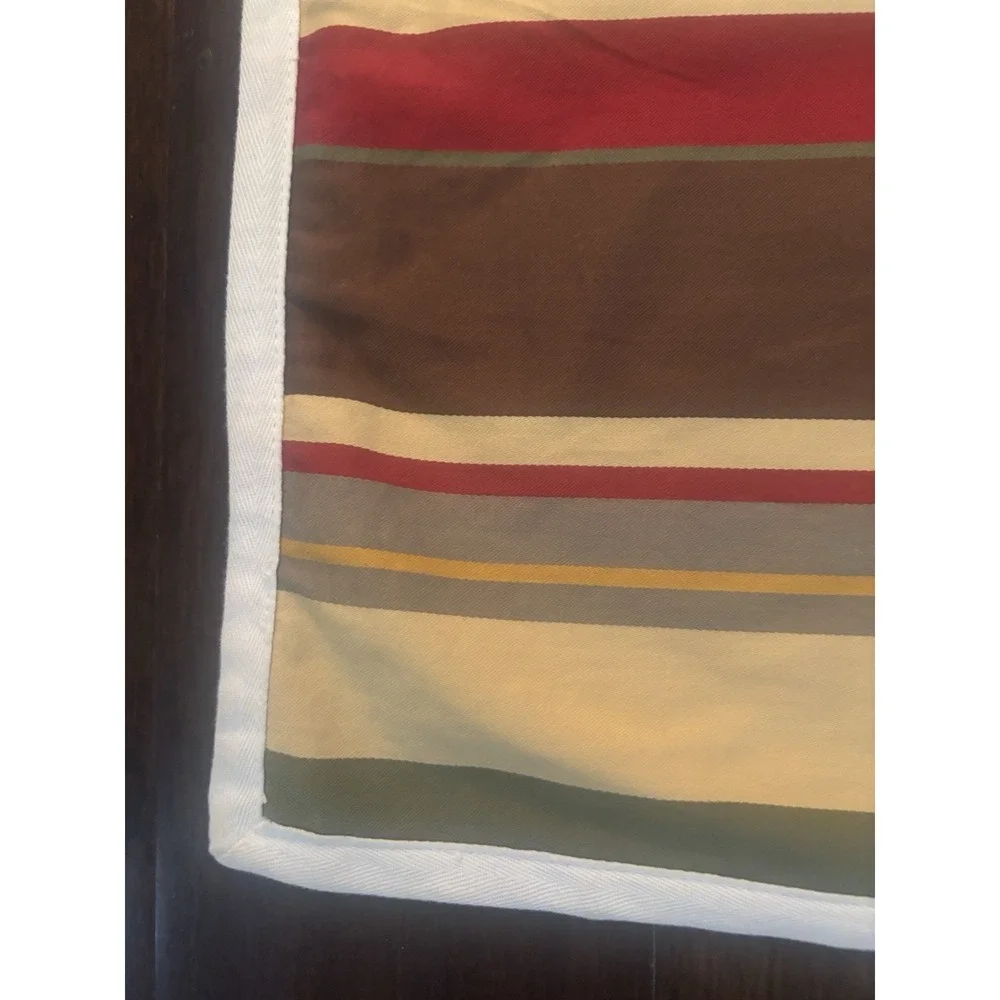 Pottery Barn Duncan Stripe Standard Pillow Sham Brown Yellow Red Green Southwest
